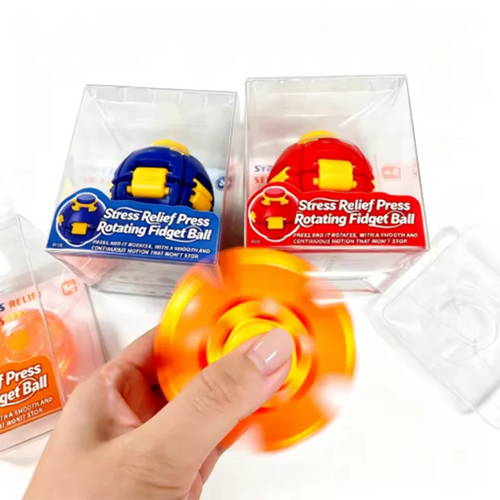 Smooth Spin Fidget Ball Magnetic Design 3D Printed Multi-Color Stress Relief for Adults Office Desk Toy Transforming Fidget Spin