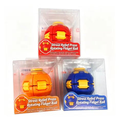 Smooth Spin Fidget Ball Magnetic Design 3D Printed Multi-Color Stress Relief for Adults Office Desk Toy Transforming Fidget Spin