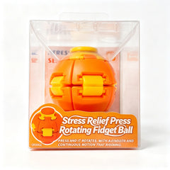 Transforming Fidget Spinner Ball Press to Spin Stress Relief Toy Deformation Sensory Finger Spinner for Adults Relief Gift