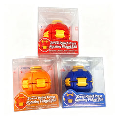 Transforming Fidget Spinner Ball Press to Spin Stress Relief Toy Deformation Sensory Finger Spinner for Adults Relief Gift