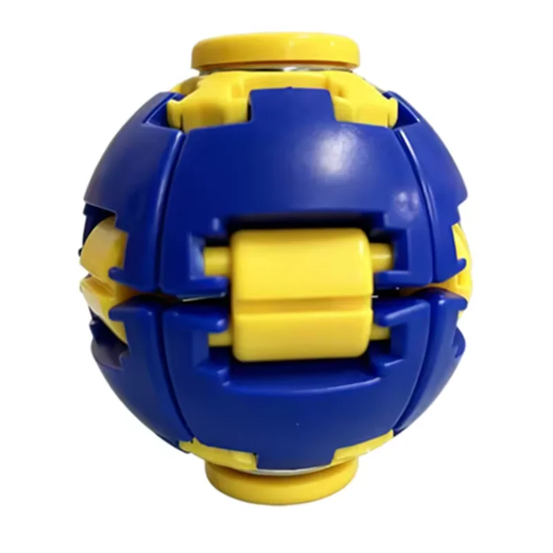 Smooth Spin Fidget Ball Magnetic Design 3D Printed Multi-Color Stress Relief for Adults Office Desk Toy Transforming Fidget Spin