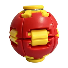 Smooth Spin Fidget Ball Magnetic Design 3D Printed Multi-Color Stress Relief for Adults Office Desk Toy Transforming Fidget Spin