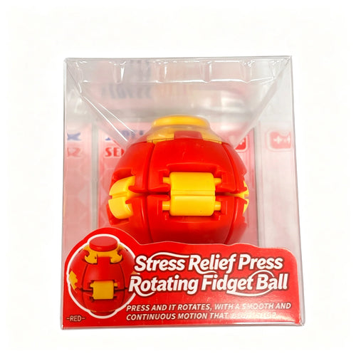 Transforming Fidget Spinner Ball Press to Spin Stress Relief Toy Deformation Sensory Finger Spinner for Adults Relief Gift