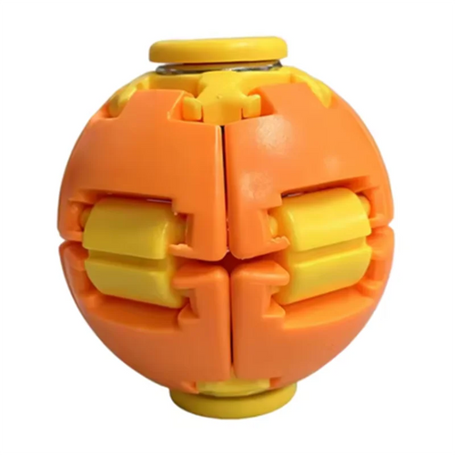Smooth Spin Fidget Ball Magnetic Design 3D Printed Multi-Color Stress Relief for Adults Office Desk Toy Transforming Fidget Spin